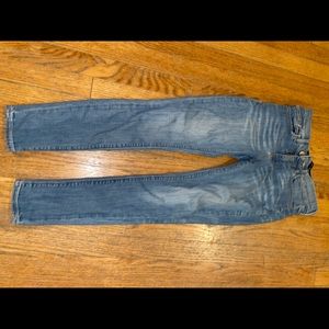 Express skinny blue jeans